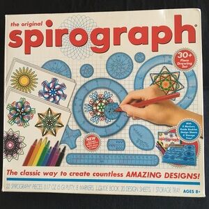 Spirograph Vintage Coloring Design Creativity Tool
